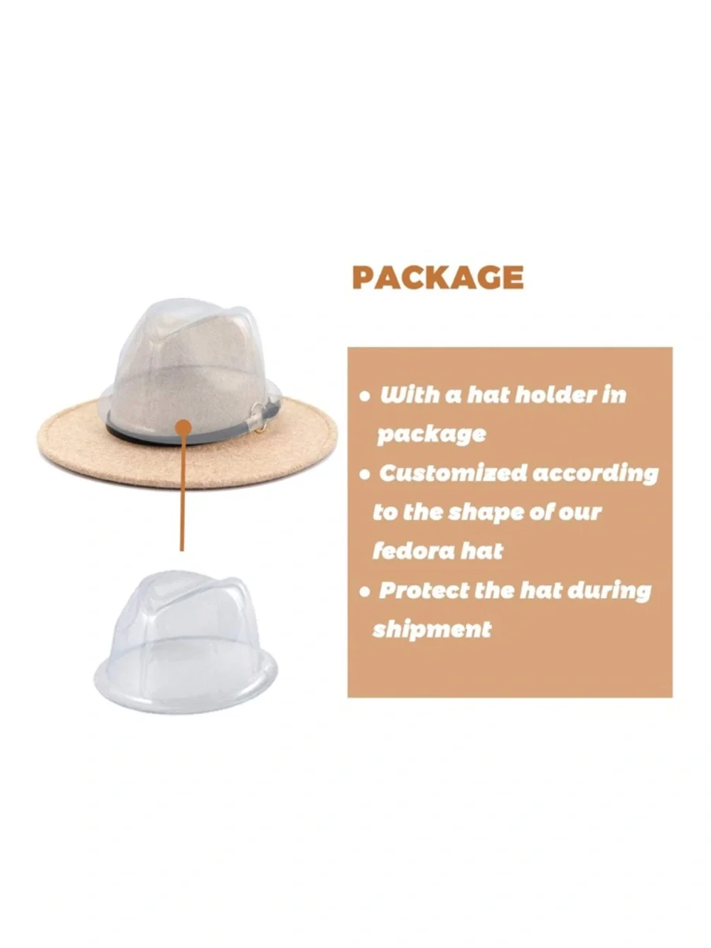 Lisianthus Women Wool Wide Brim Belt Buckle Fedora Hat